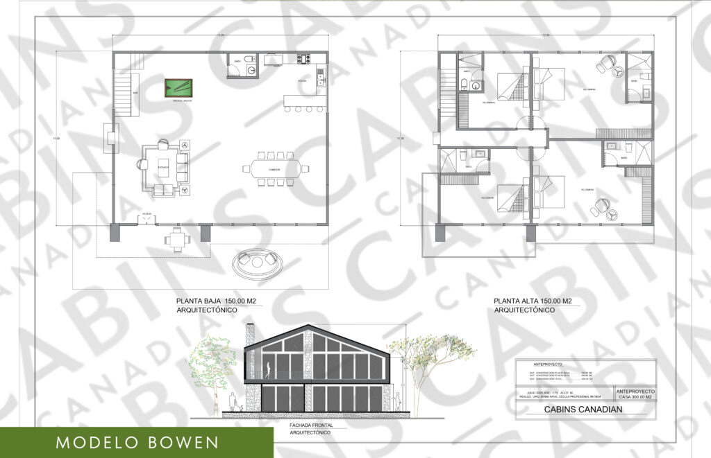plano casa m. bowen 300 m2